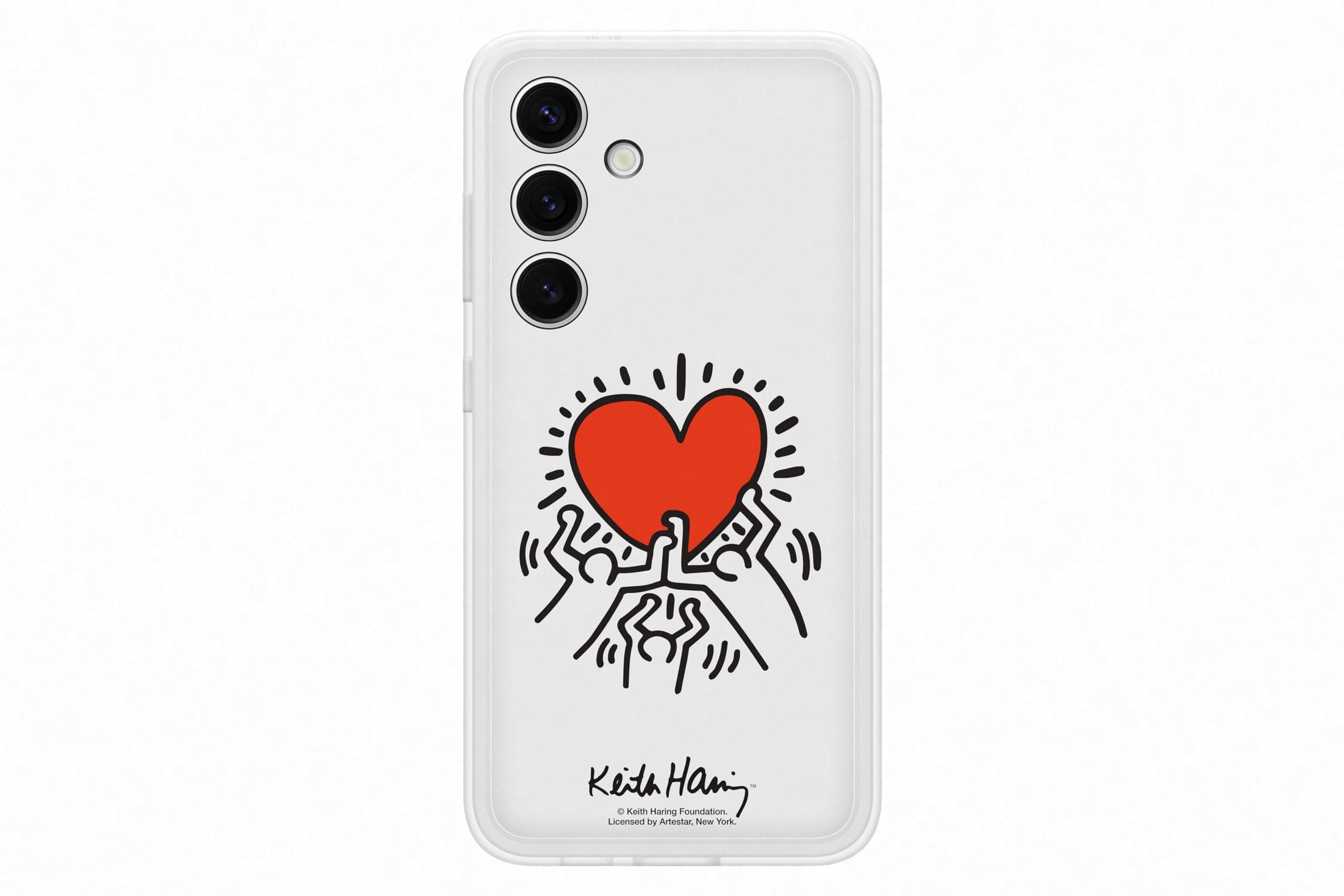 Калъф за Samsung Galaxy S24, пластмасов, Samsung Flipsuit, бял