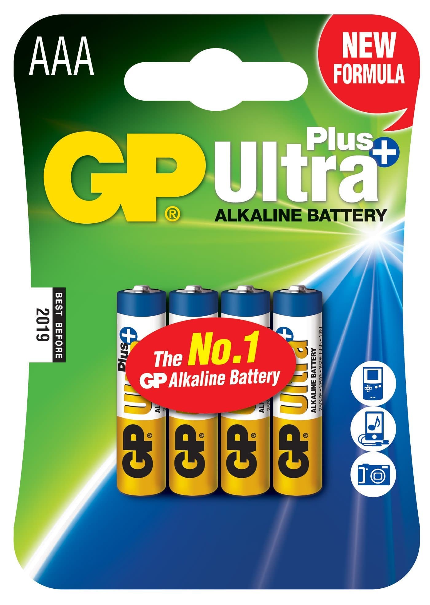 Алкална батерия GP ULTRA PLUS LR03 AAA /4 бр. в опаковка/ блистер 1.5V