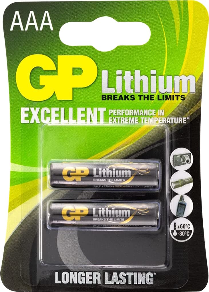 Литиева батерия GP CR03 AAA 1,5V 2бр. в блистер