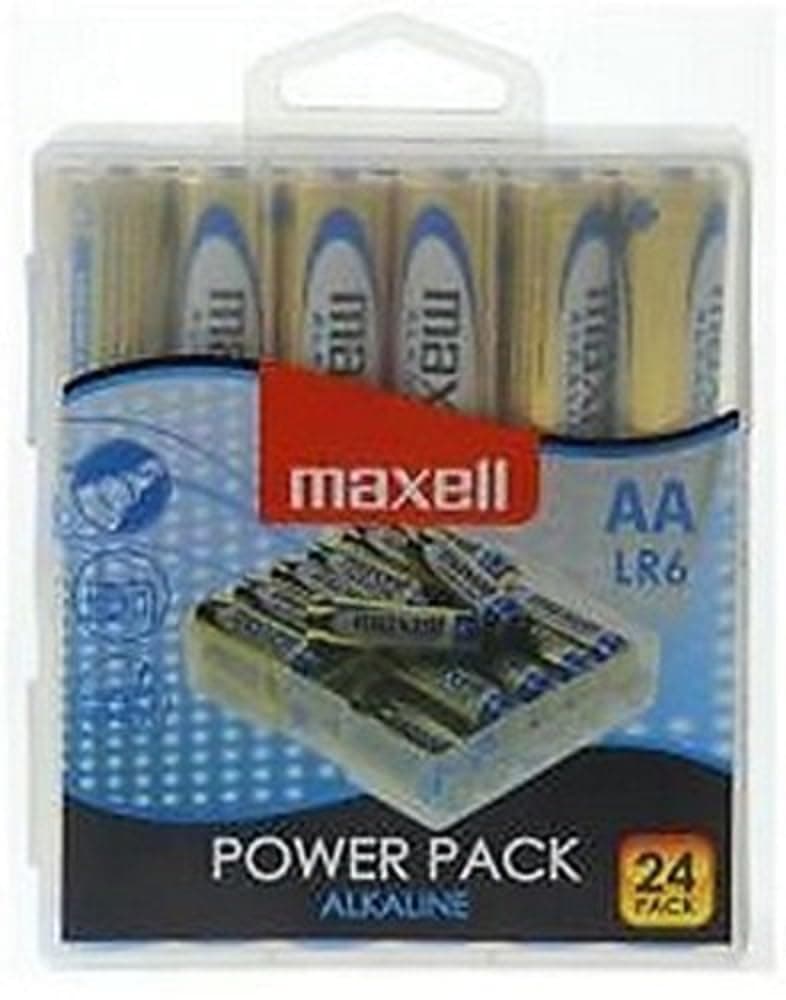 Алкални батерии MAXELL LR6 1,5V AA 24 бр. блистер PVC case