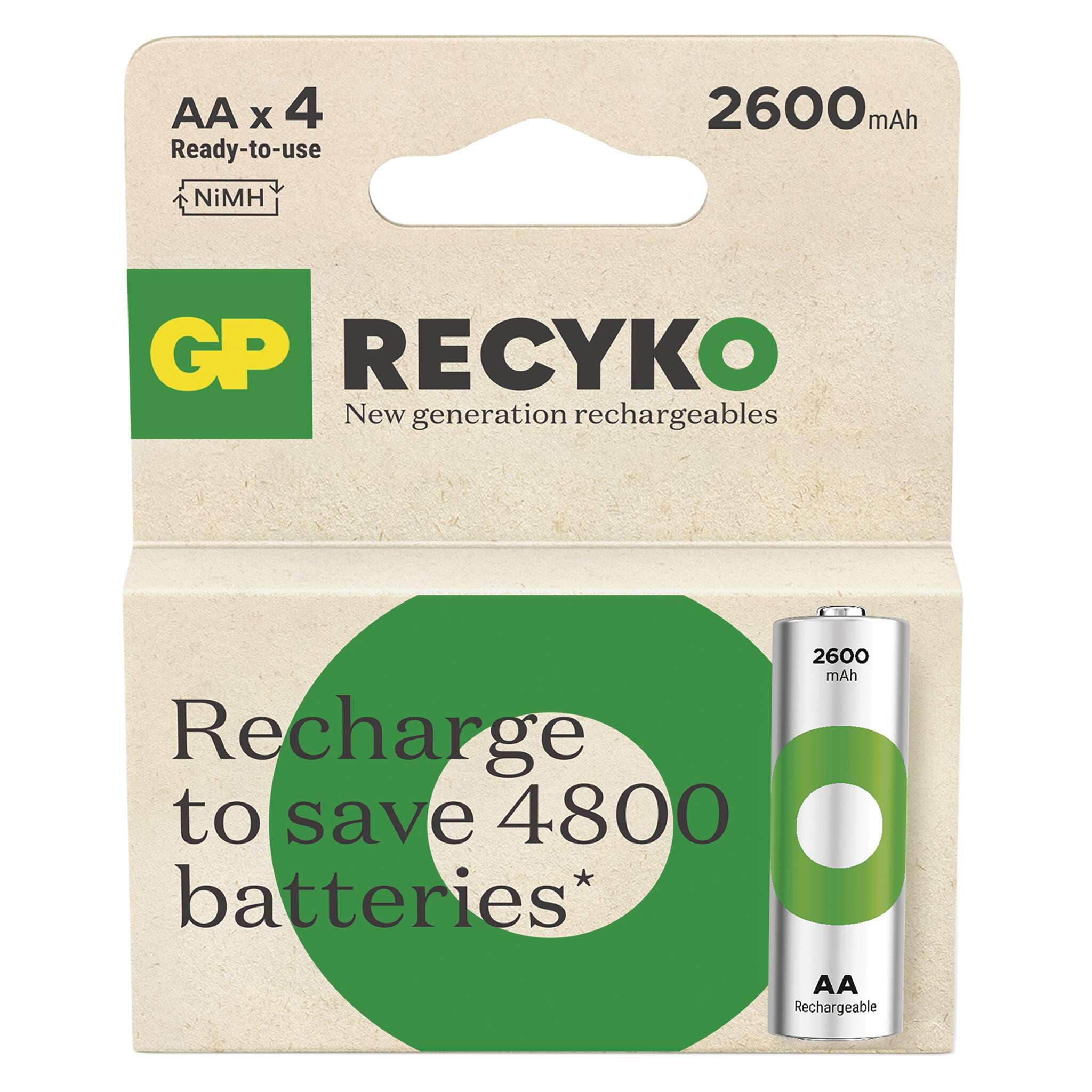Акумулаторна Батерия GP R6 AA 2600mAh NiMH 4 бр. 270AAHCE-EB4 GP