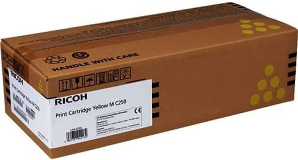 Тонер касета Ricoh C250 RY, за SP C300W,M C250FWB, 2300 копия, Жълт