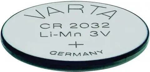 Бутонна батерия литиева CR 2032 1pc bulk 3V VARTA