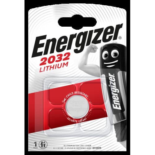 Бутонна батерия литиева ENERGIZER CR2032. 3V, 1pk блистер