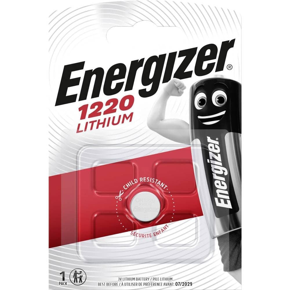 Бутонна батерия литиева ENERGIZER CR1220 3V