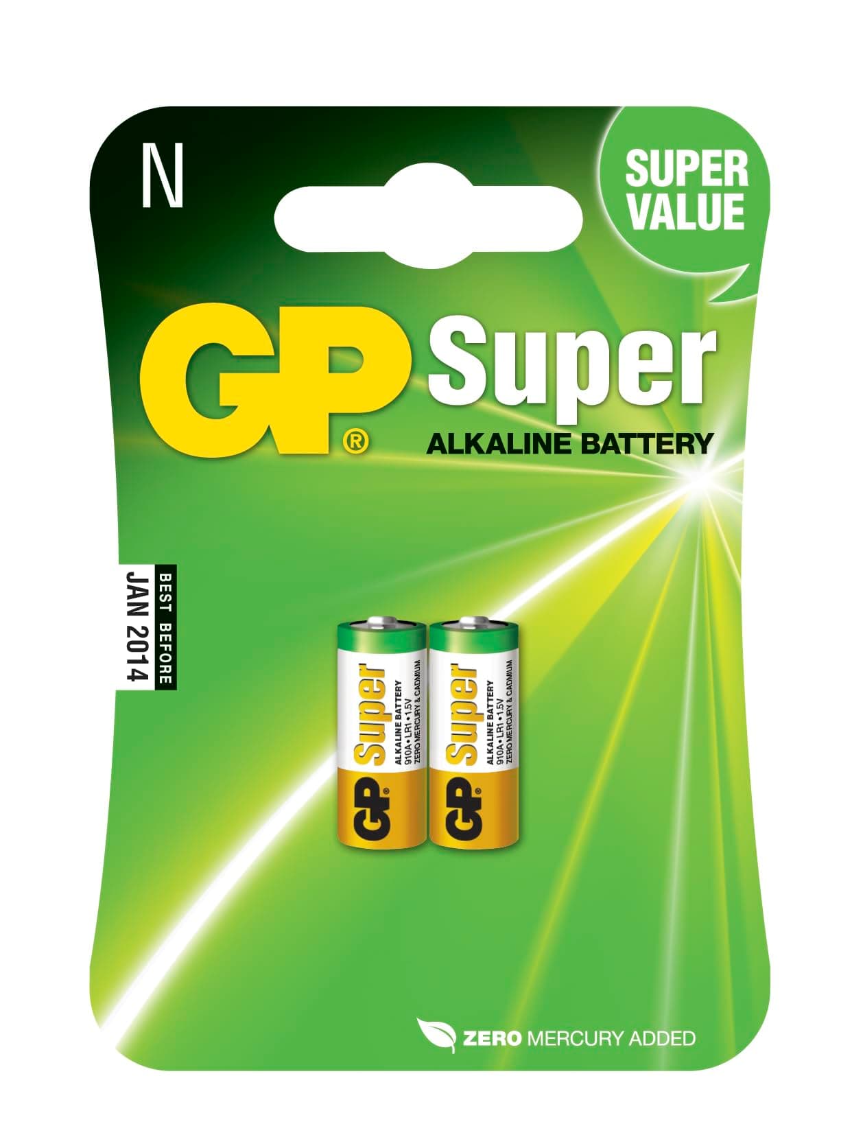 Алкална батерия GP LR-1 /2 бр. в опаковка/ 1.5V