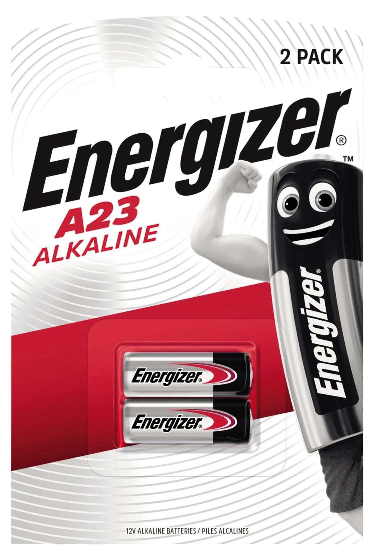 Алкална батерия ENERGIZER А23 LR23, 12V, За аларми, 2бр. блистер /цена за 2 батерии/