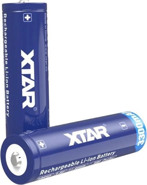 Акумулаторна батерия XTAR за фенери 18650 със защита, 3300mAh, Li-ion