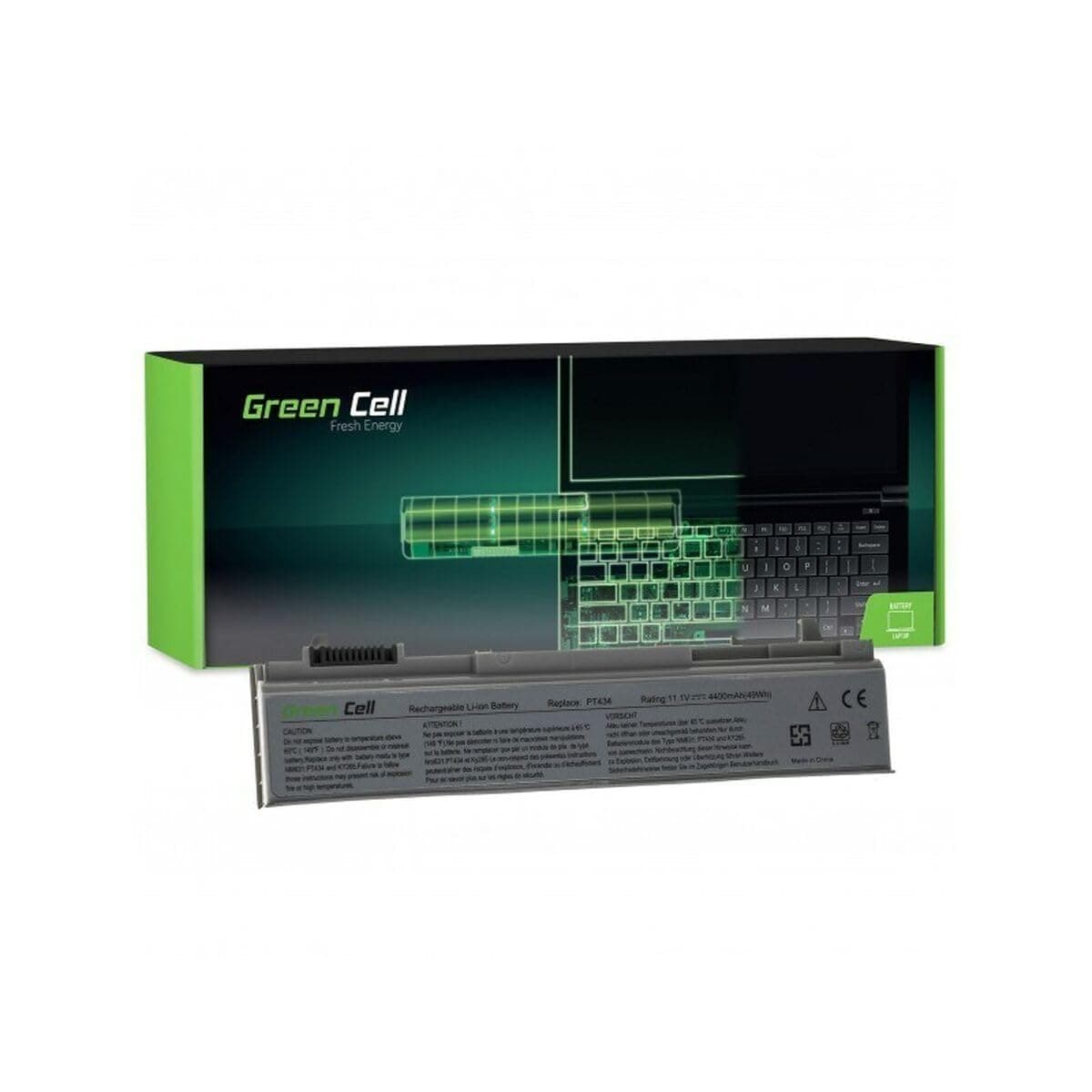 Батерия за лаптоп GREEN CELL, Dell Latitude E6400 E6500, 11.1V, 4400mAh