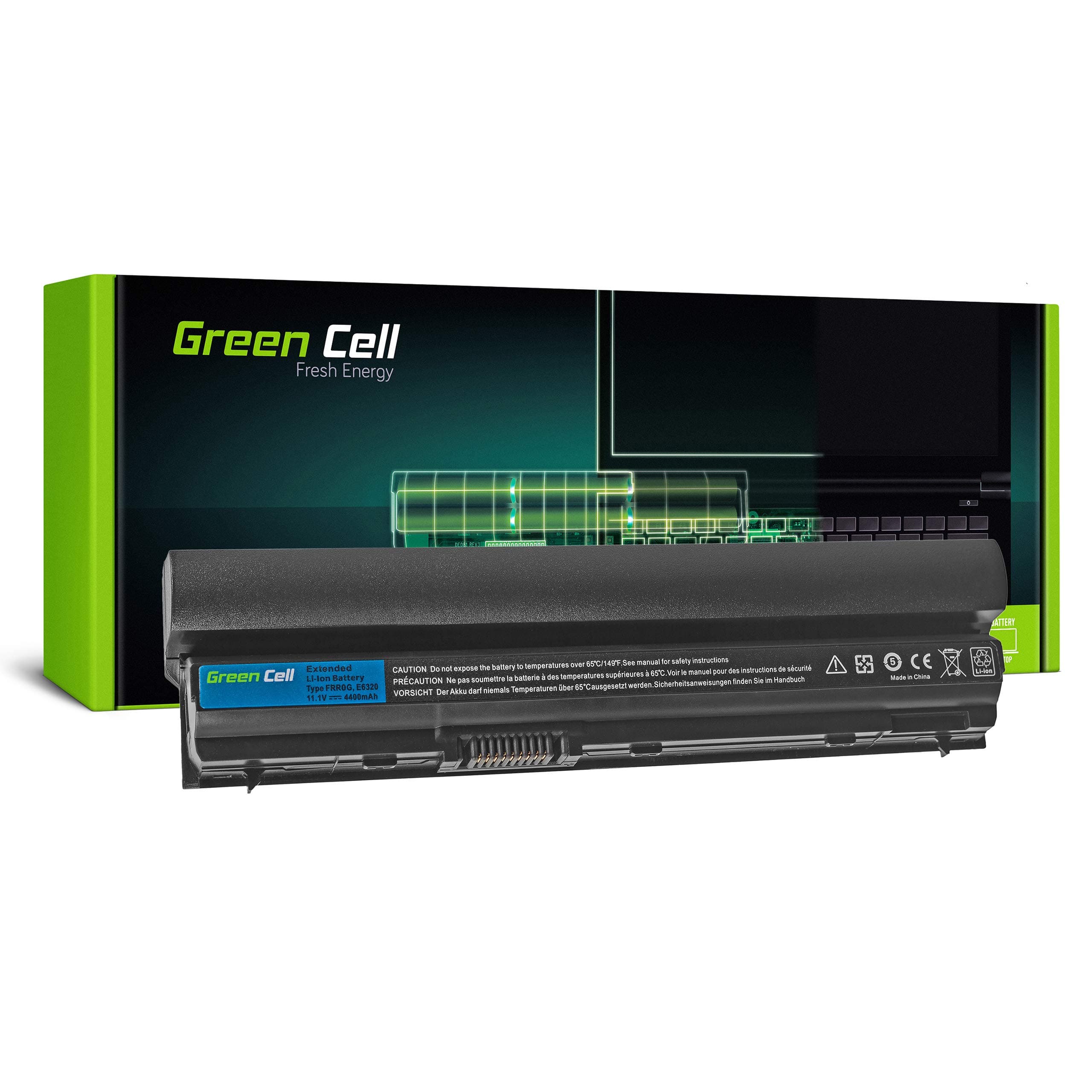 Батерия за лаптоп GREEN CELL, Dell Latitude E6220 E6230 E6320 E6320, 11.1V, 4400mAh