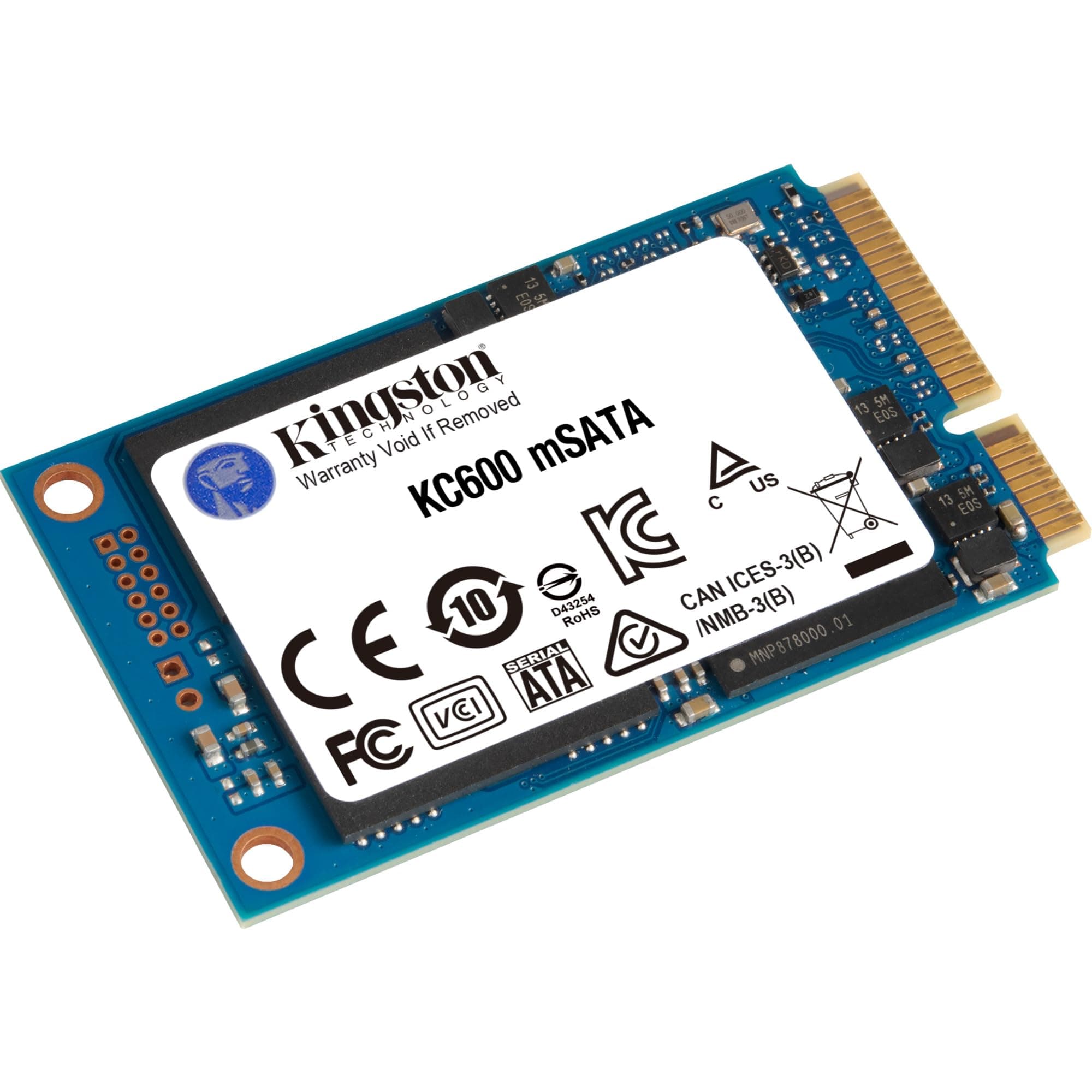 SSD KINGSTON KC600, 256GB, mSATA