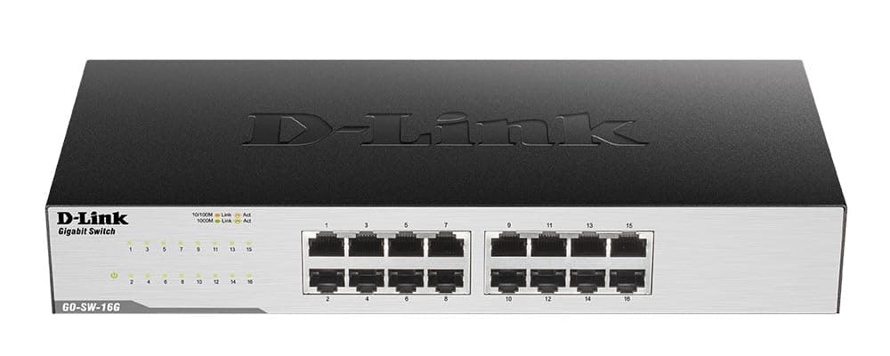 Суич D-LINK GO-SW-16G, 16 портов, Gigabit