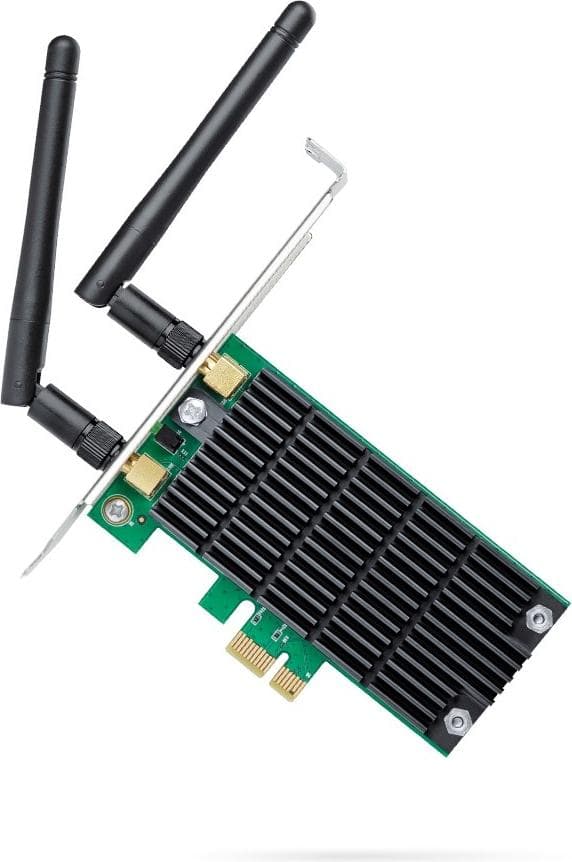 Безжичен адаптер TP-LINK Archer T4E, AC1200 dual band, PCI-EX, две външни антени