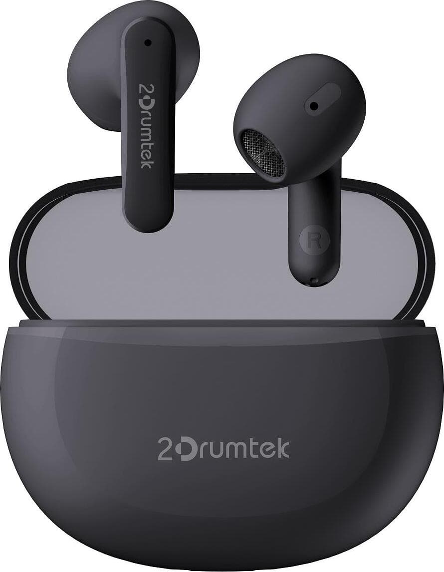 Блутут слушалки-тапи A4tech B20 2Drumtek, Сиви
