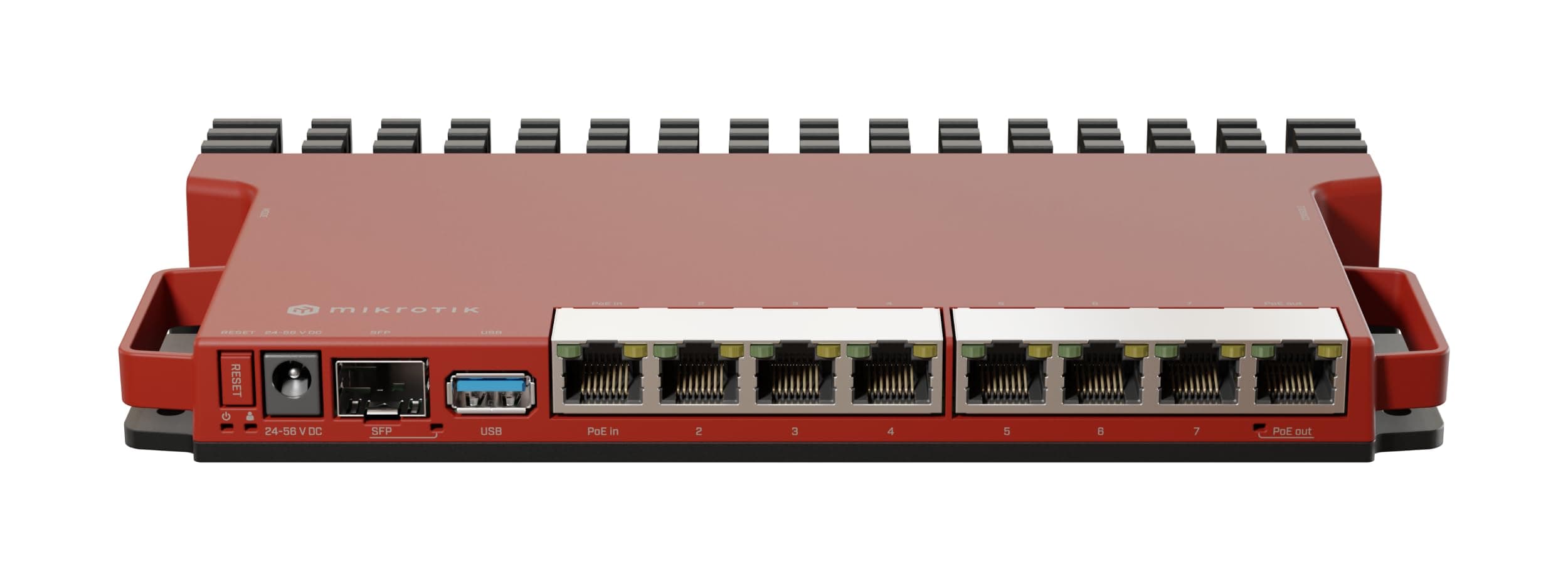Рутер MikroTik L009UiGS-RM, CPU 800MHz, 12 RAM, 8xGigabit, 1xSFP, USB 3.0