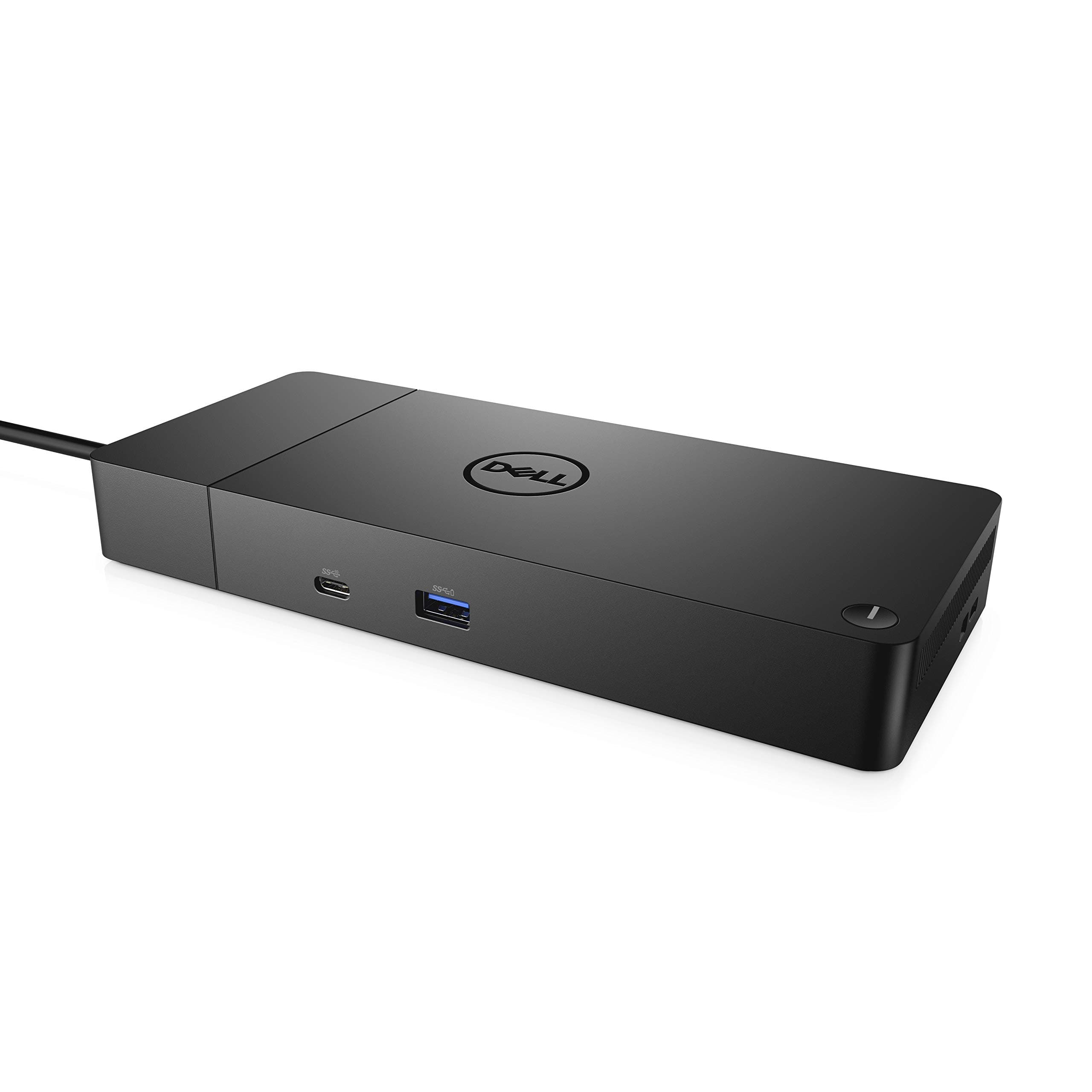 Докинг станция Dell WD19S 130W (210-AZBX), от USB C към 2x USB C, 3x USB A, 2x DisplayPort, 1x HDMI, 1x RJ45, черна