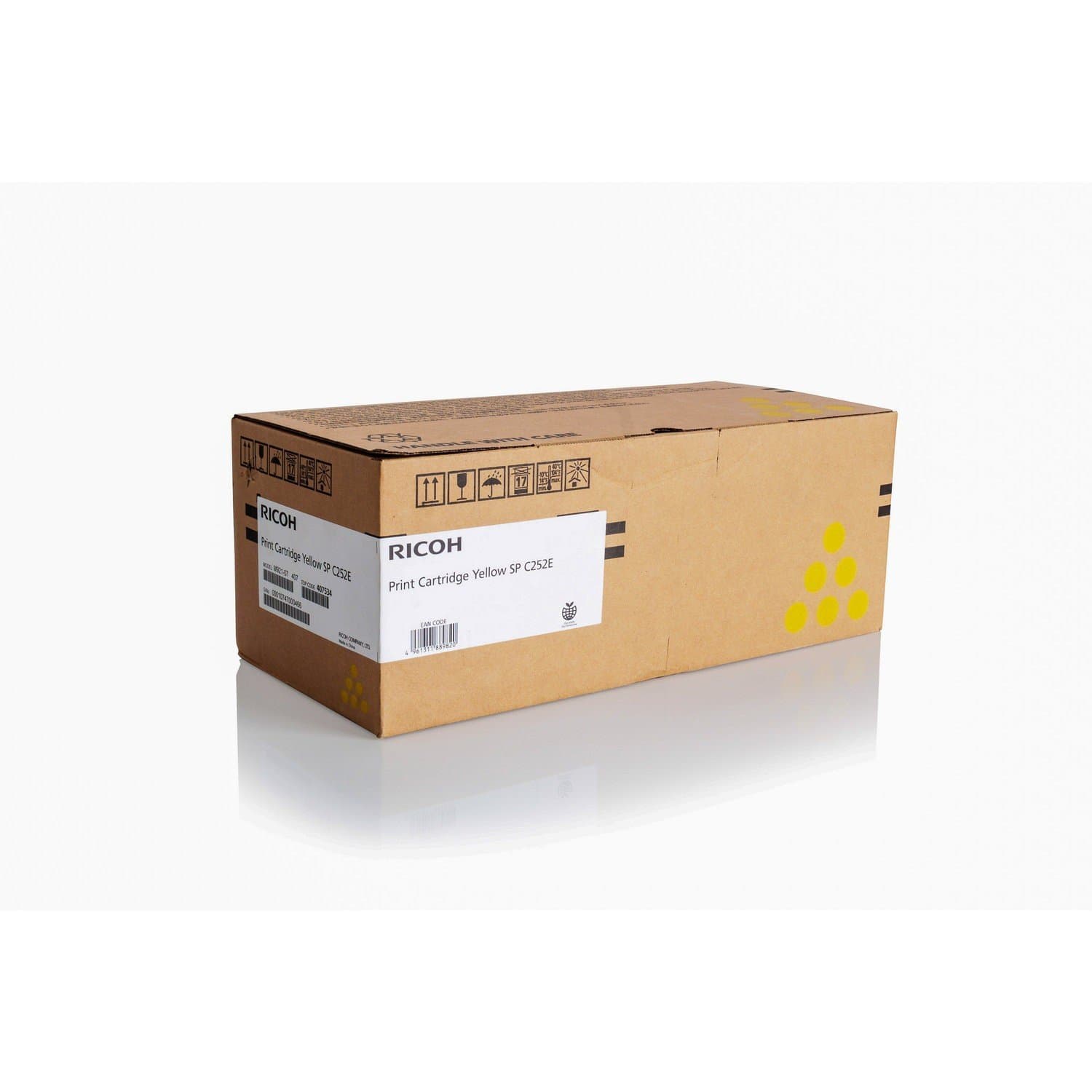 Тонер касета Ricoh SPC252E, 4000 копия, 407534, Yellow