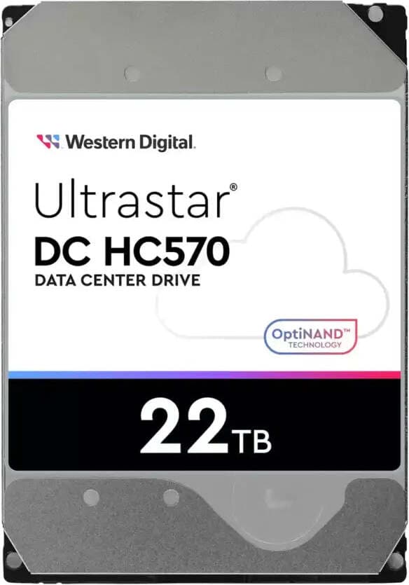 Хард диск WD Ultrastar DC HC570, 22TB, 7200RPM, SATA 6GB/s