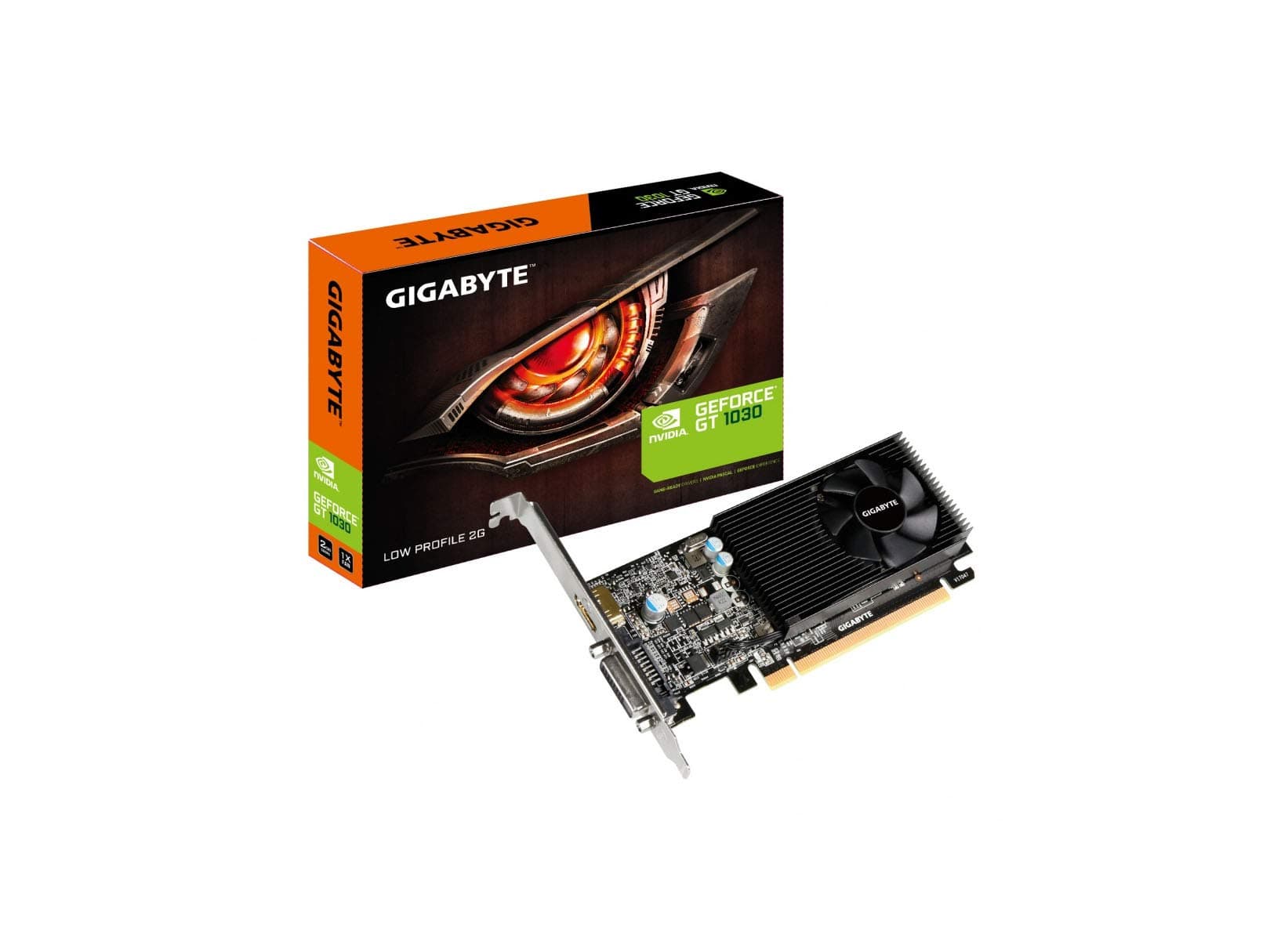 Видео карта GIGABYTE GeForce GT 1030 D4 2GB DDR4 Low Profile