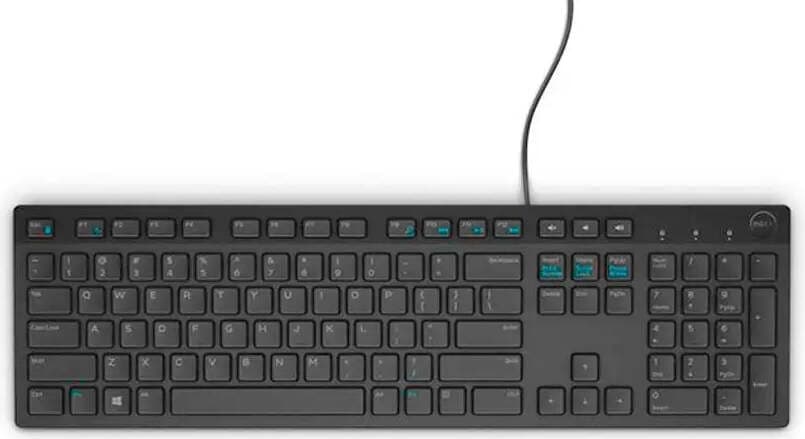 Dell KB216 Wired Multimedia Keyboard Bulgarian Black