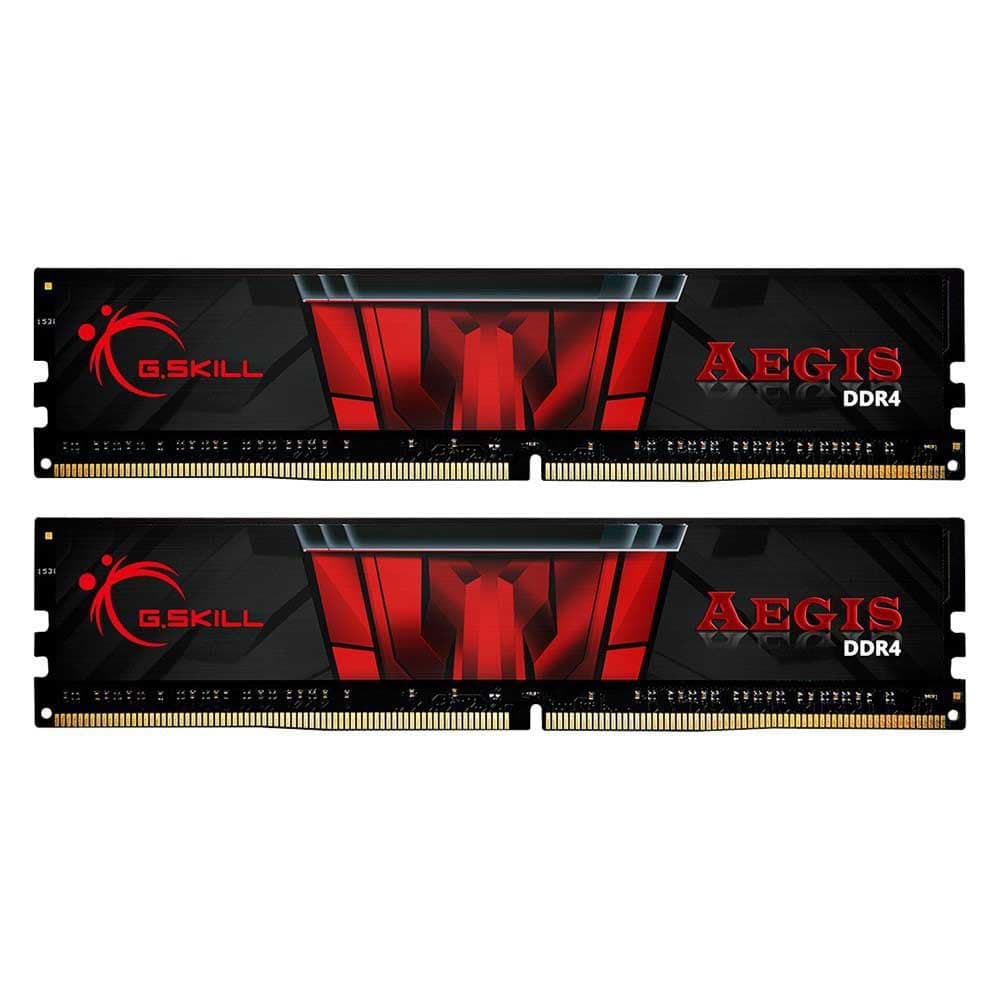 Памет G.SKILL Aegis 32GB(2x16GB) DDR4 PC4-21333 2666MHz F4-2666C19D-32GIS