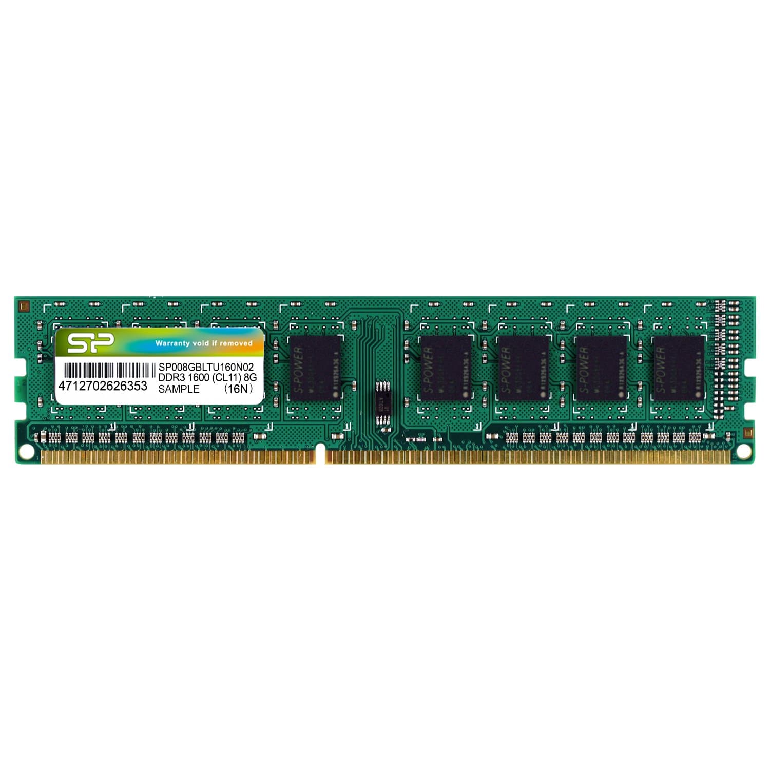 Памет Silicon Power 8GB DDR3 PC3-12800 1600MHz SP008GBLTU160N02