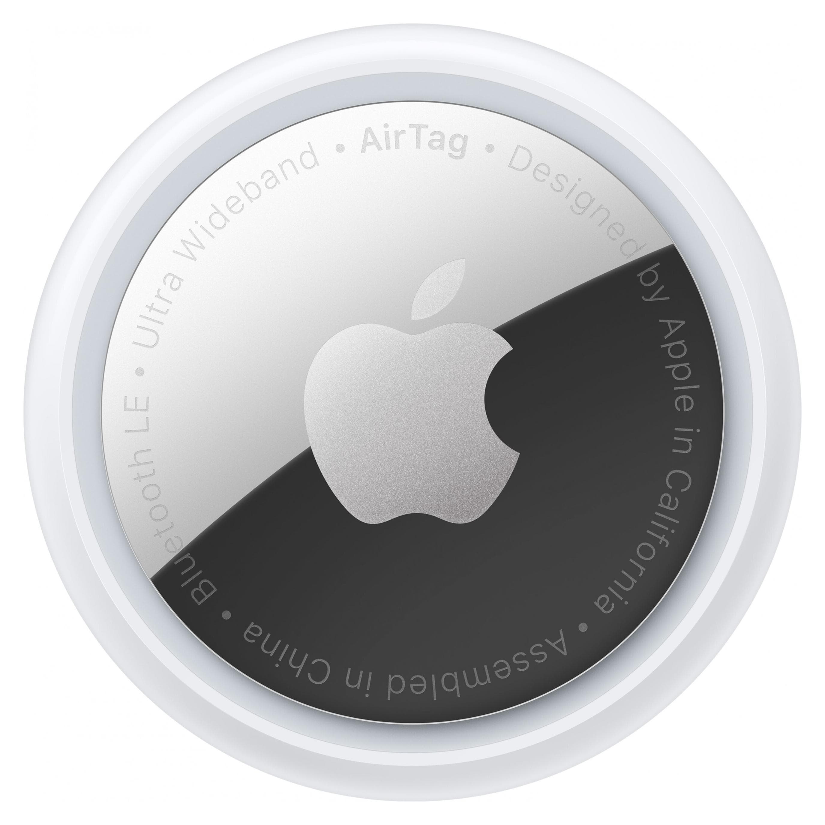 Смарт таг Apple AirTag, Bluetooth, Ultra Wideband технология, бял