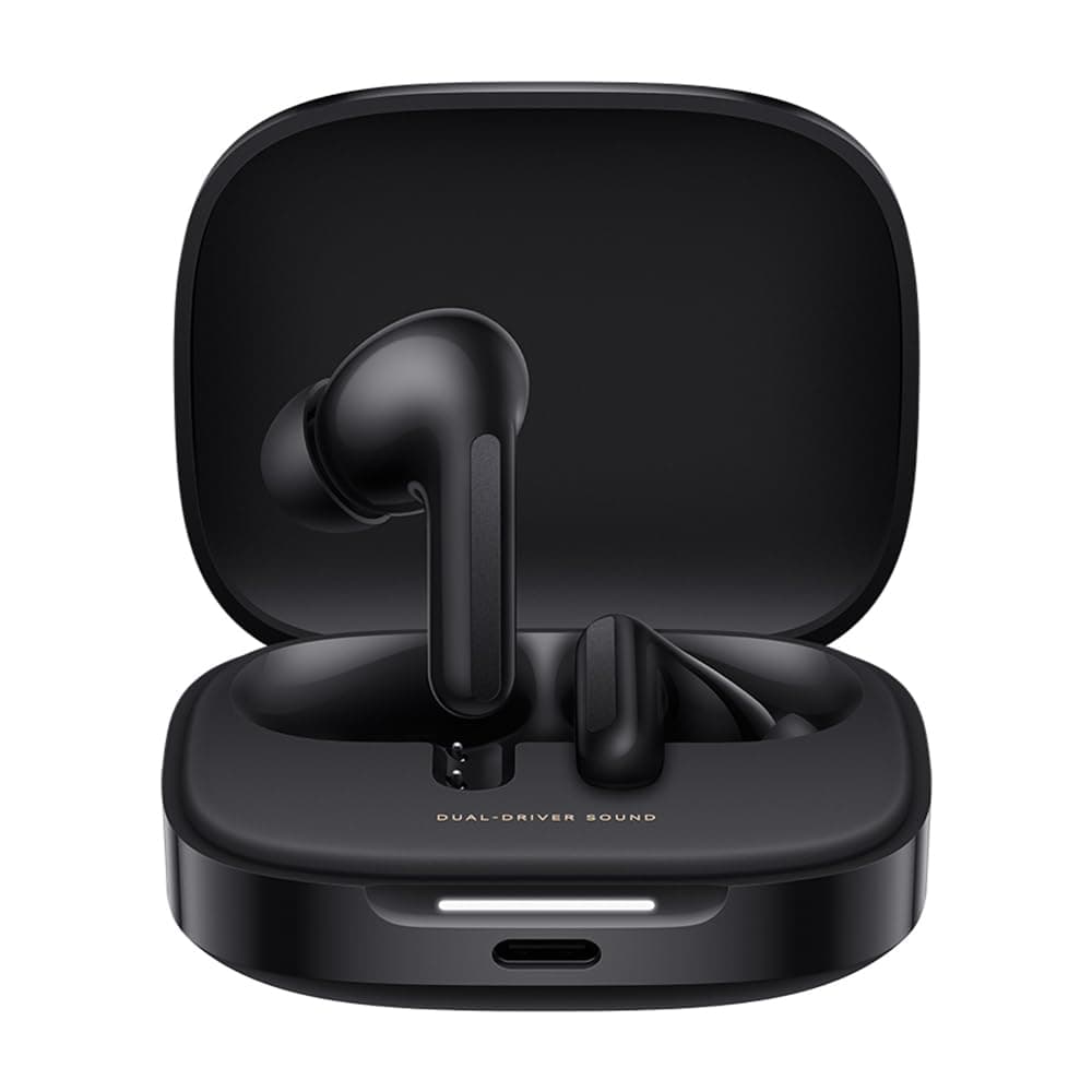 Слушалки Xiaomi Redmi Buds 6, безжични, Bluetooth, микрофон, ANC, до 10 часа време на работа, черни