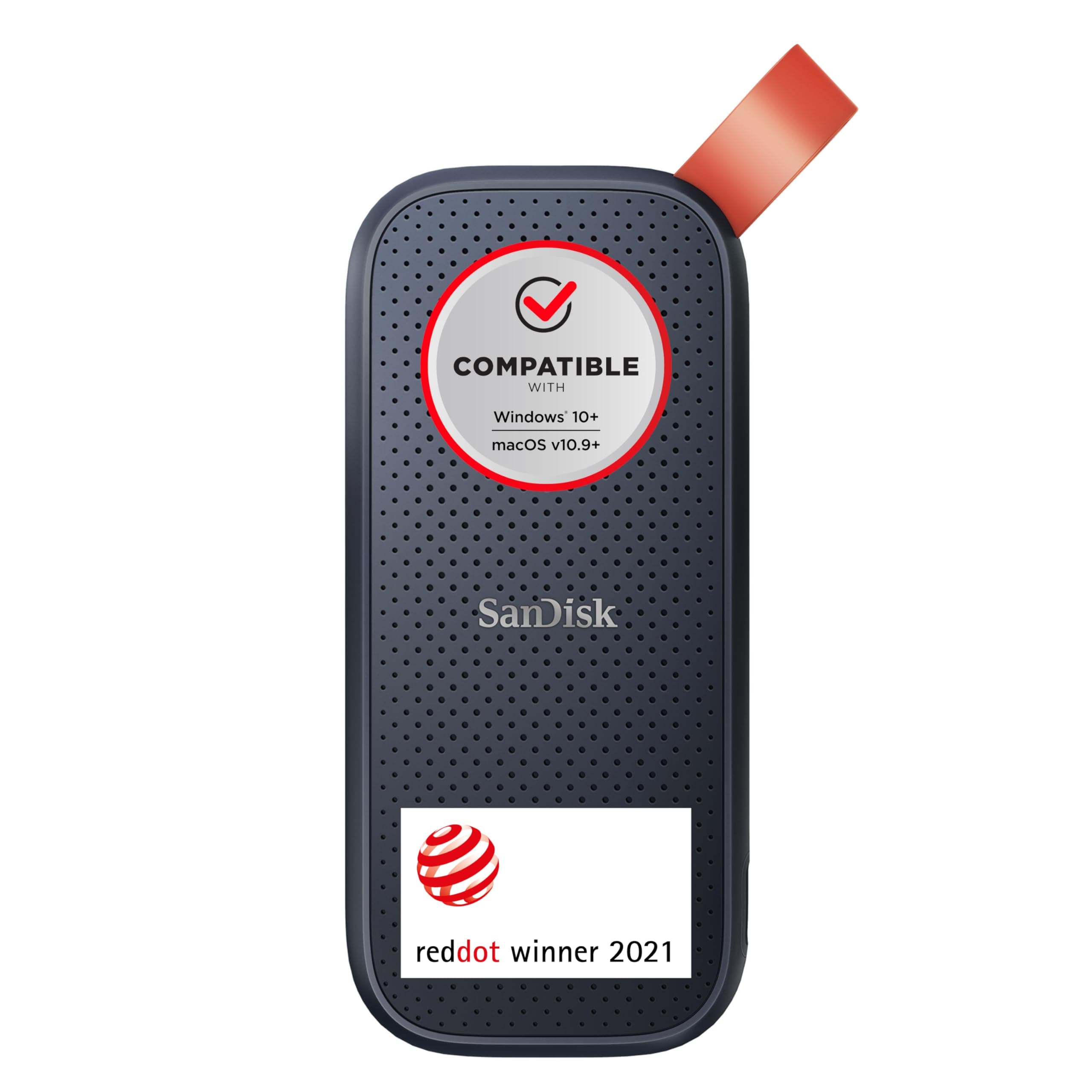Външен SSD SanDisk Portable, 2TB, Type-C 3.2 Gen 2, Черен