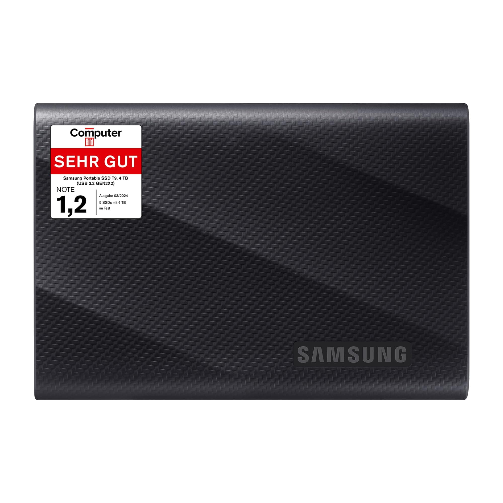 Външен SSD Samsung T9 USB 3.2 Gen 2x2, 4TB USB-C, Черен