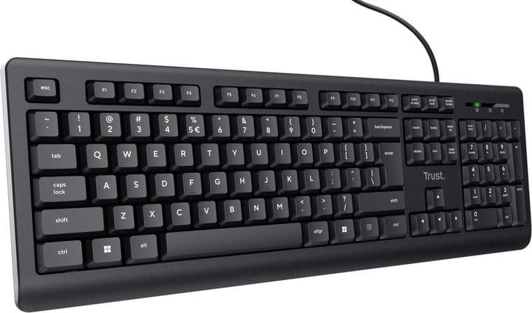 Клавиатура Trust Primo 24343, кирилица, черна, USB