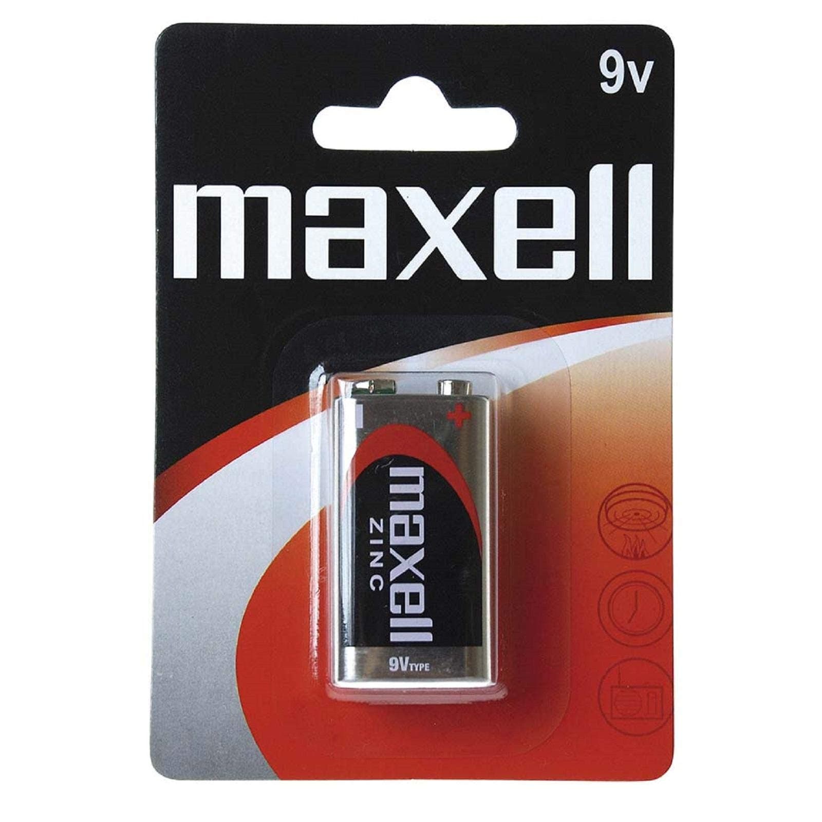 Цинк Манганова батерия MAXELL 6F22 /9V/ 1 бр. в блистер -20бр/кутия
