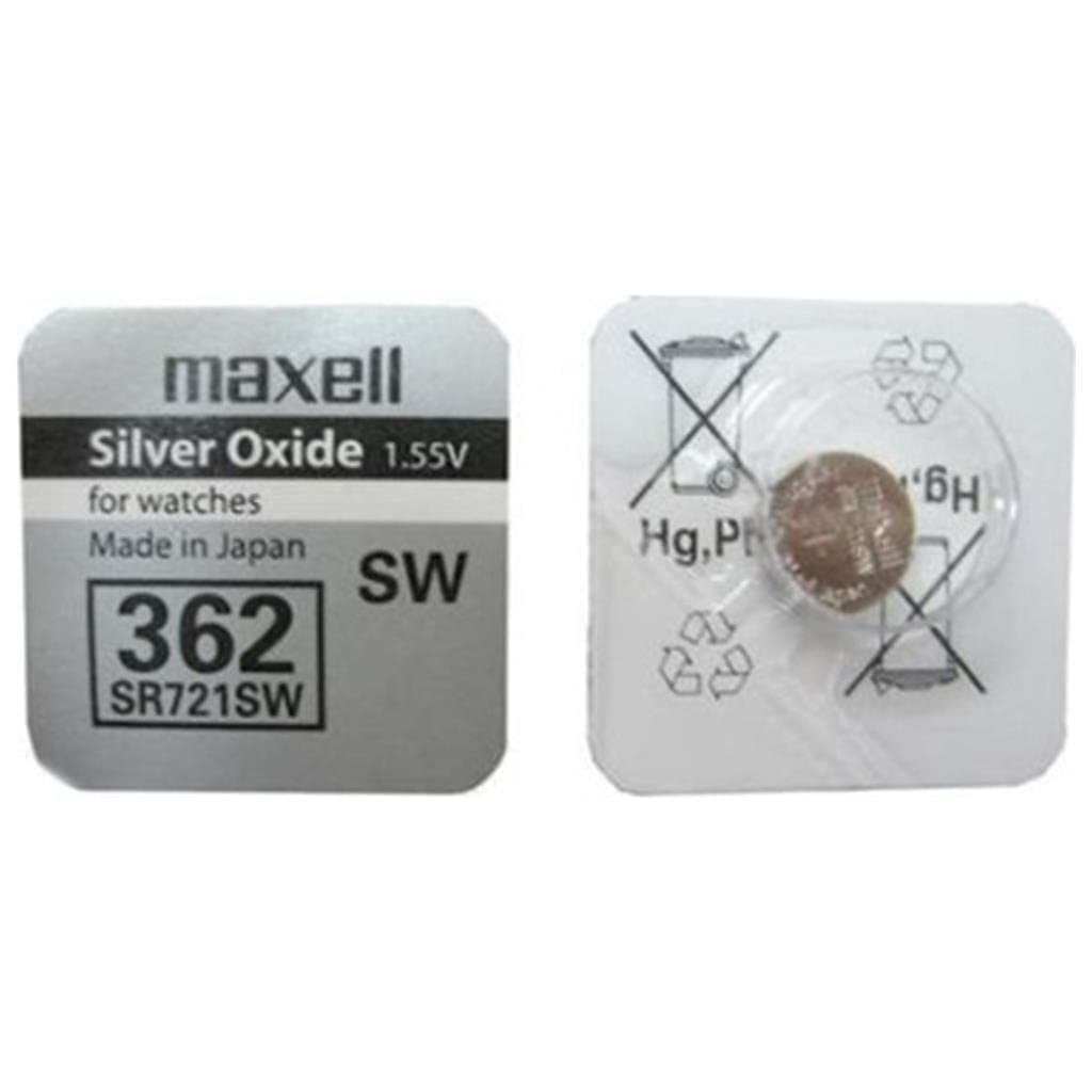 Бутонна батерия сребърна MAXELL SR721 SW AG11/362/ 1.55V