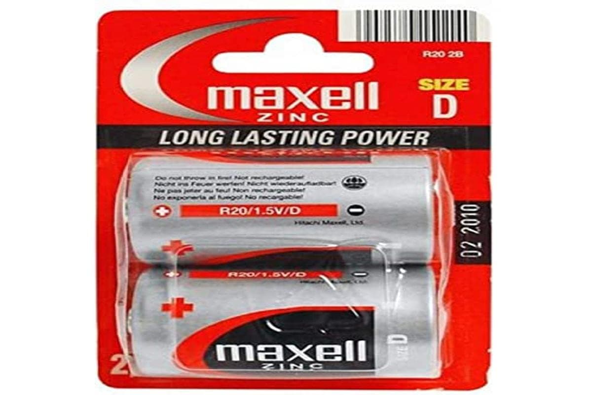 Цинк манганова батерия MAXELL R20 /2 бр. в блистер/ 1.5V