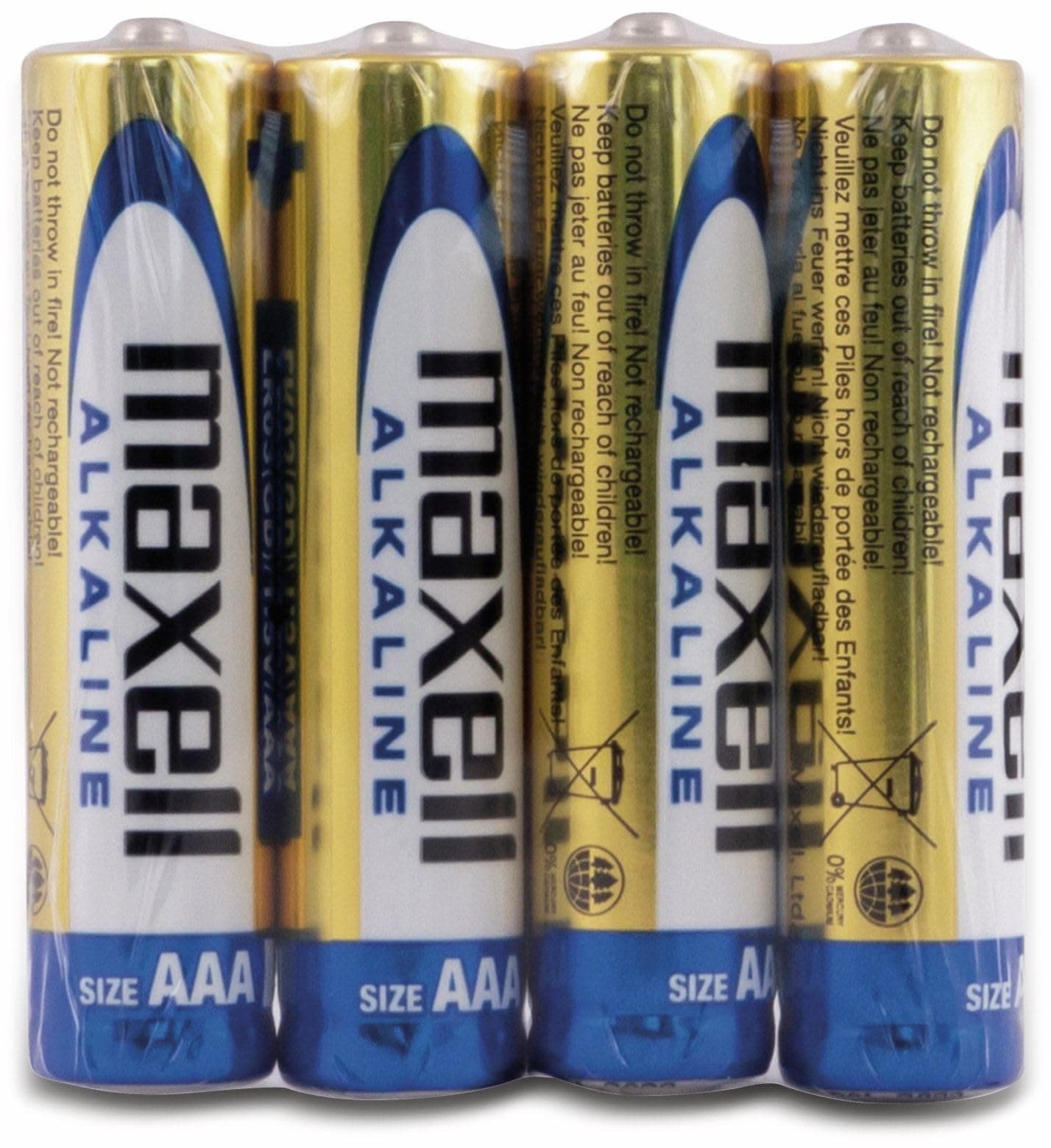 Алкална батерия MAXELL LR03 /4 бр. в опаковка/ shrink 1,5V