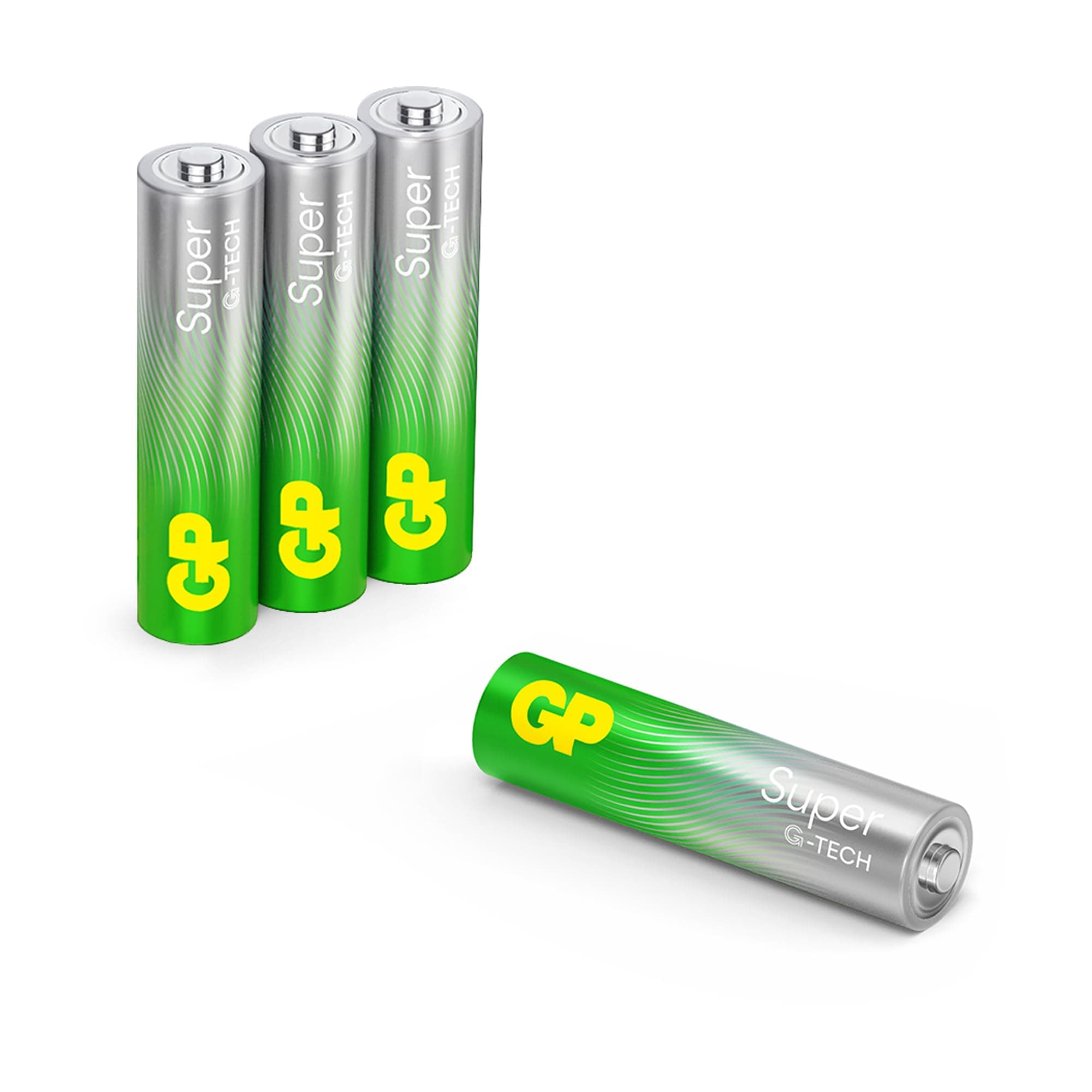 Алкална батерия GP SUPER LR03 AAA, 4 бр. в опаковка / блистер, 1.5V,GP-BA-24A21-SB4
