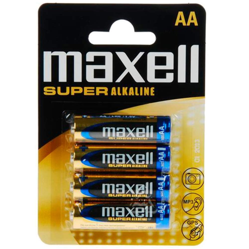 Супералкални батерии MAXELL LR6 XL /4 бр. в блистер/ 1.5V