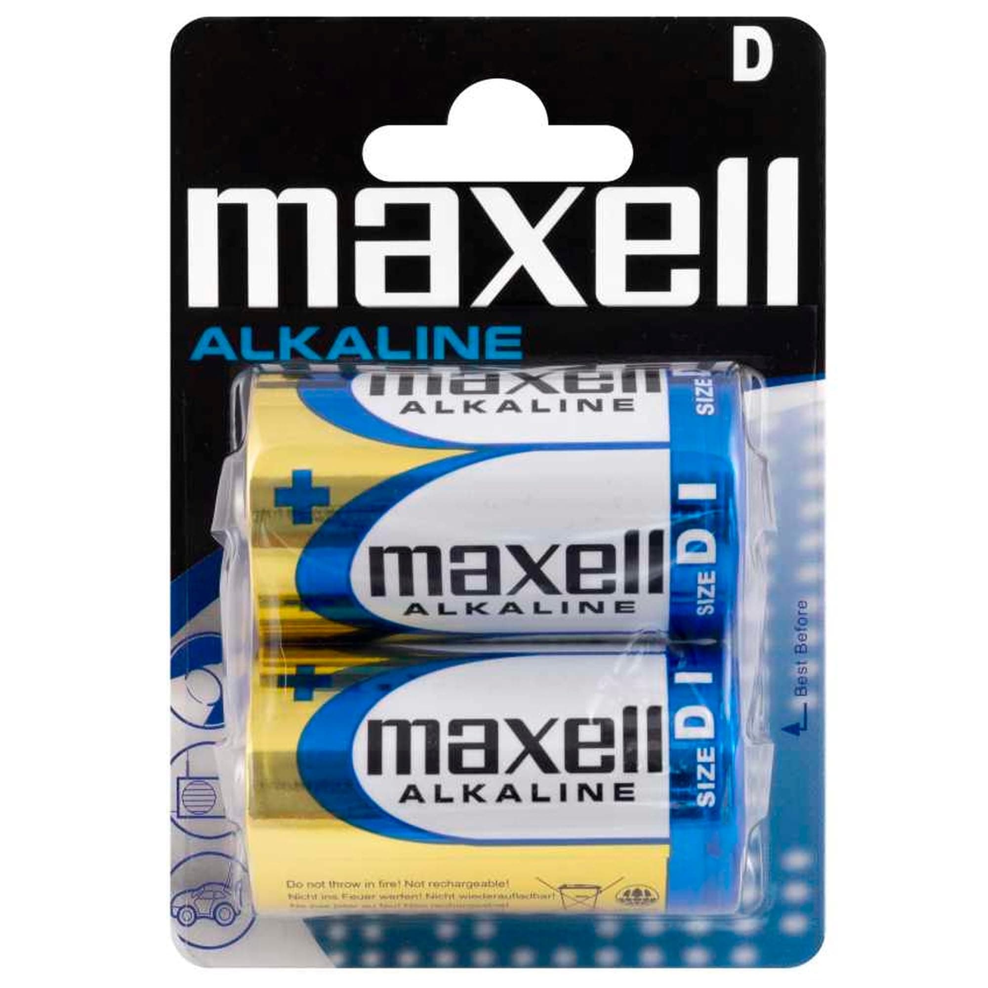 Алкална батерия MAXELL LR20 /2 бр. в опаковка/ 1.5V