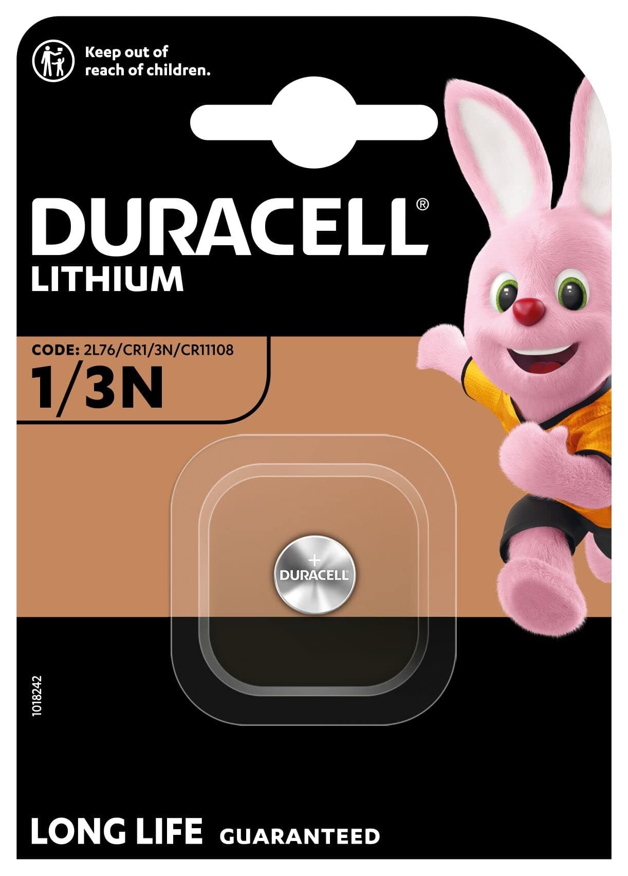 Литиева батерия CR-1/3N 3V за глюкомери и фото DURACELL DL1/3N