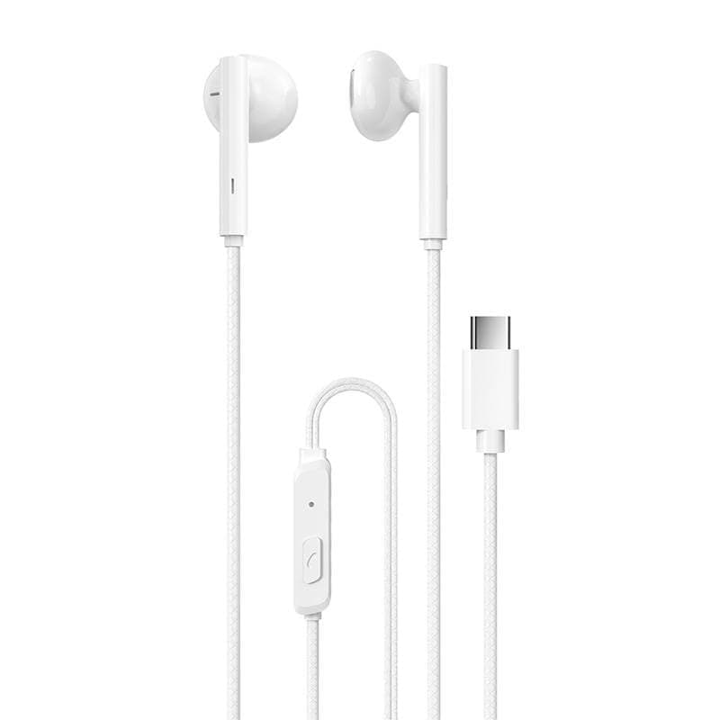 Слушалки Dudao X3B, USB-C, микрофон, бели