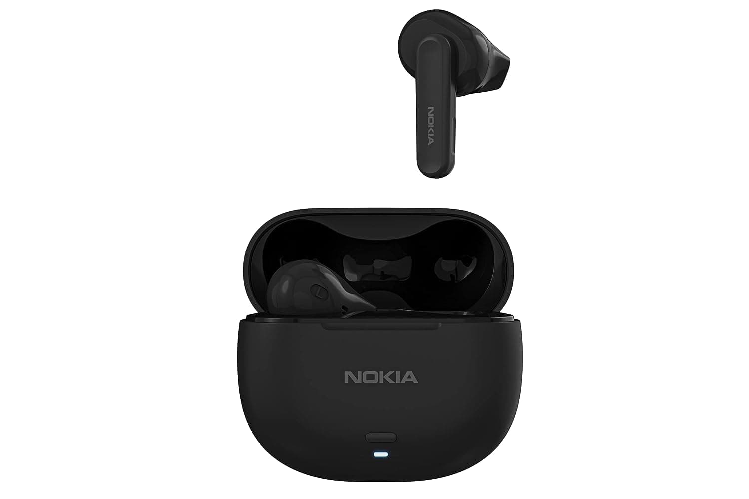 Слушалки Nokia Go Earbuds 2 +, безжични, Bluetooth, микрофон, ENC, IPX4 защита, до 24 часа време на работа, черни