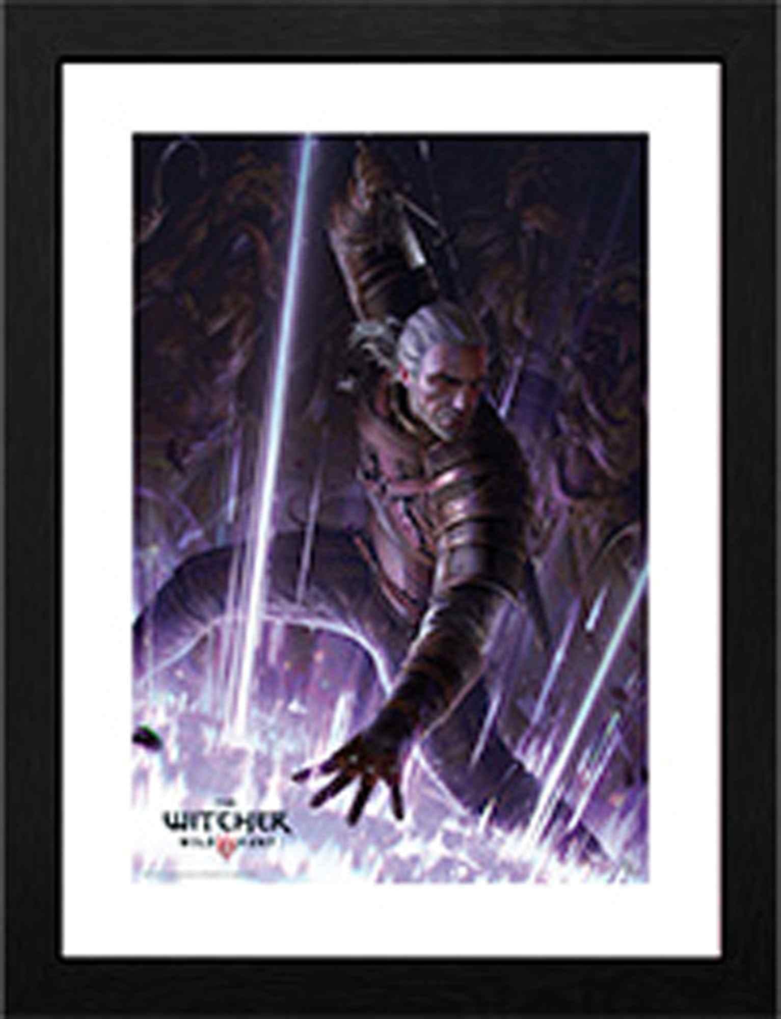 GBEYE THE WITCHER - Framed print "Geralt" (30x40)