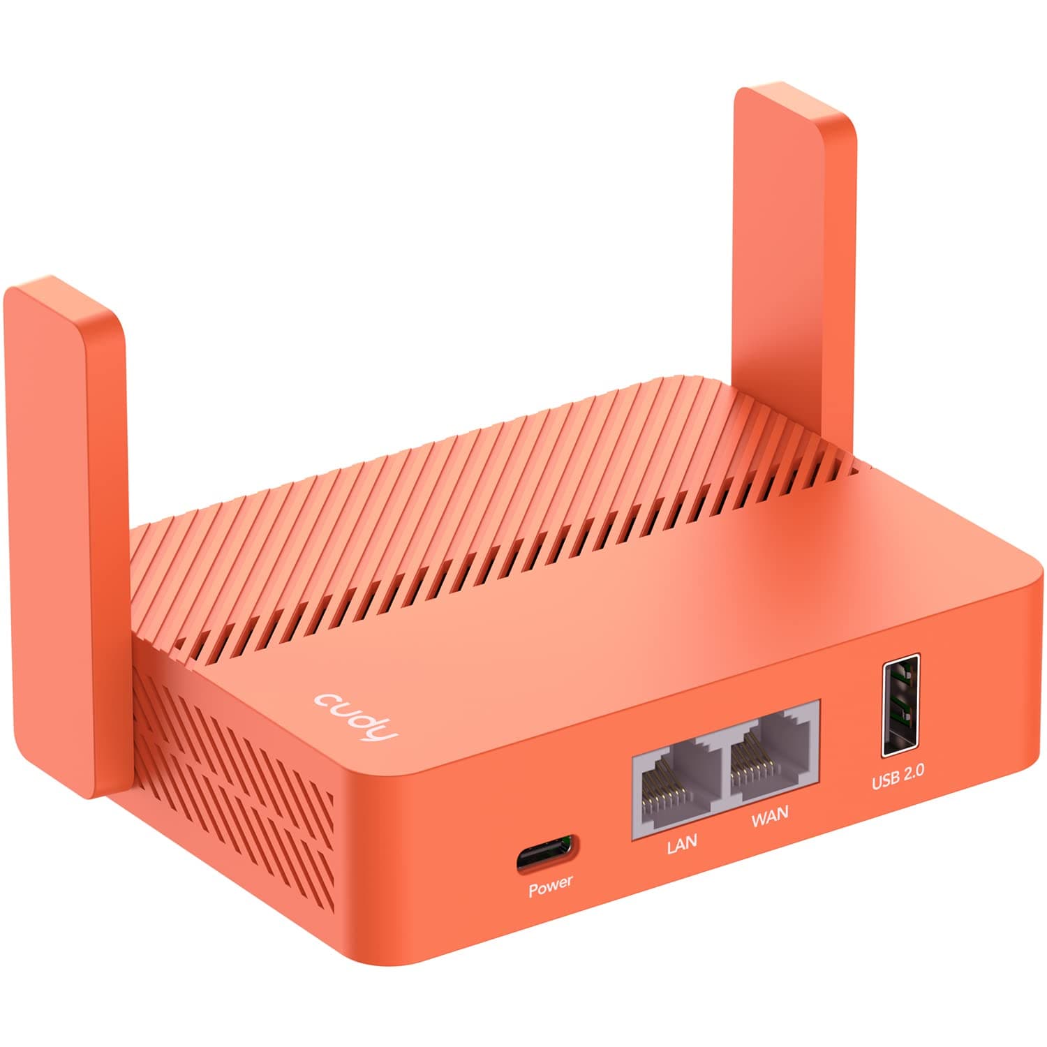 Безжичен рутер CUDY Travel TR1200, AC1200, 2 x 10/100 Mbps, USB3.0, червен
