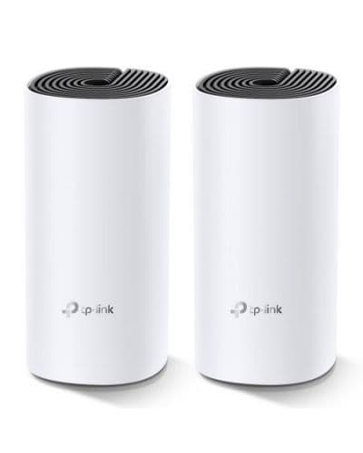 Безжичен рутер TP-Link Deco M4, AC1200, 2.4/5 GHz, 300 - 867 Mbps, Gigabit, 2 бр. в комплект