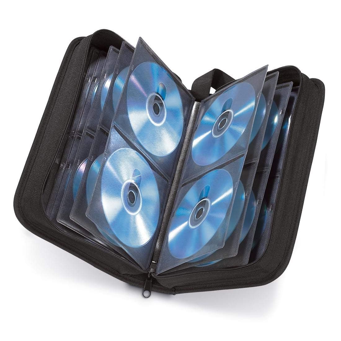 Класьор за 64 CD/DVD/Blu-ray HAMA, Черен