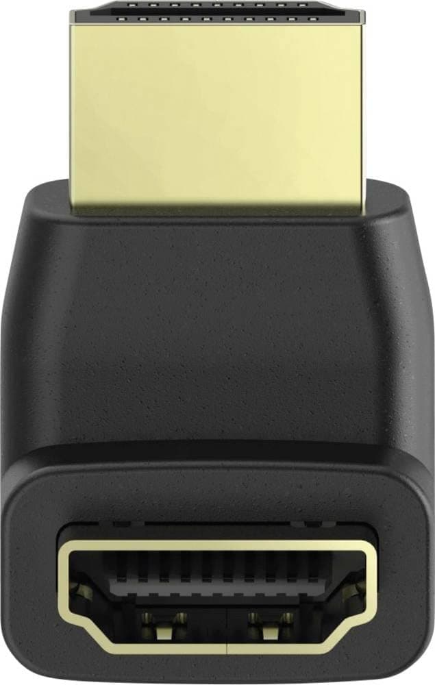 Адаптер HAMA 205164, HDMI мъжко - HDMI женско, на 90°, Черен