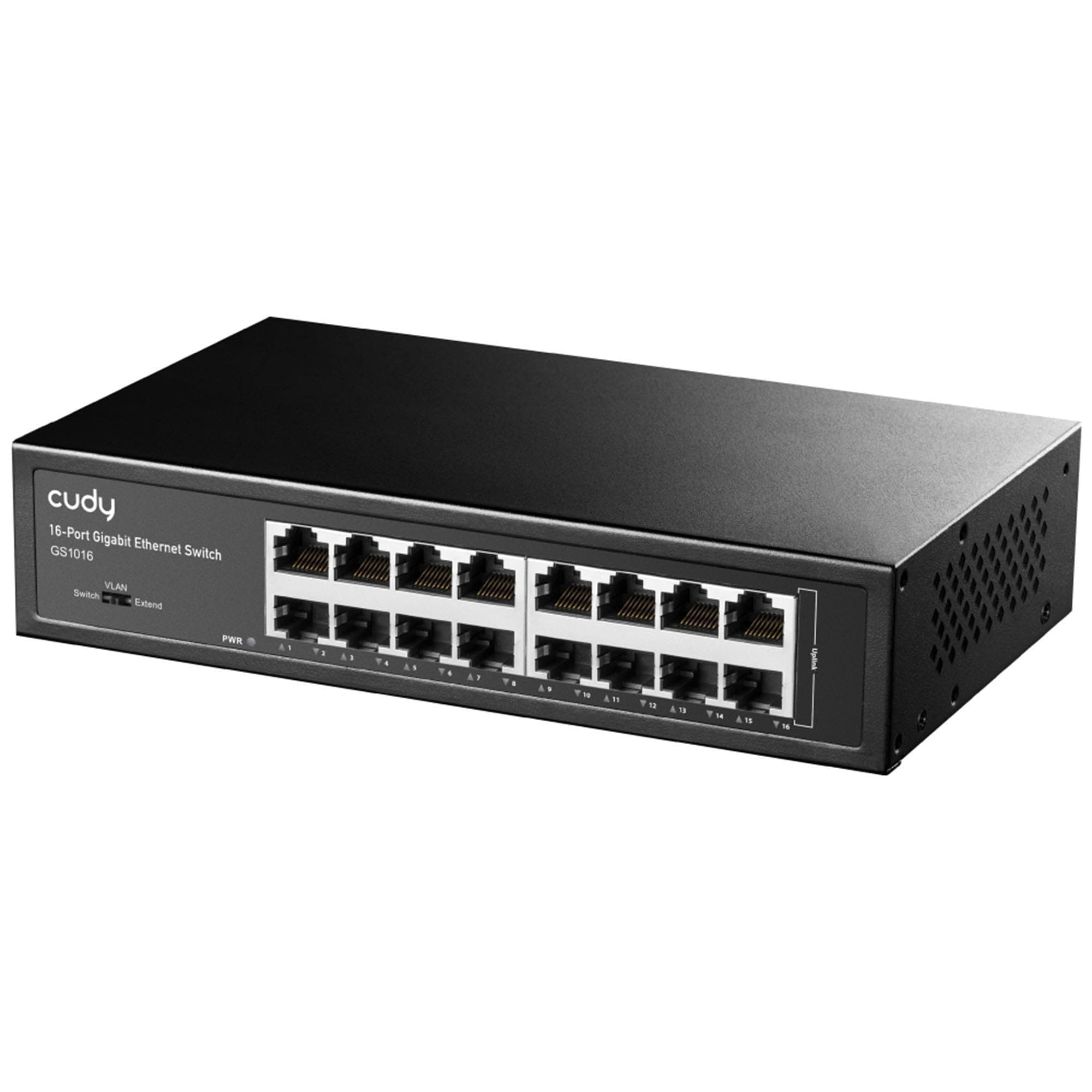 Суич Cudy GS1016, 16 портов, 10/100/1000, Auto-MDI/MDIX, за 19" шкаф