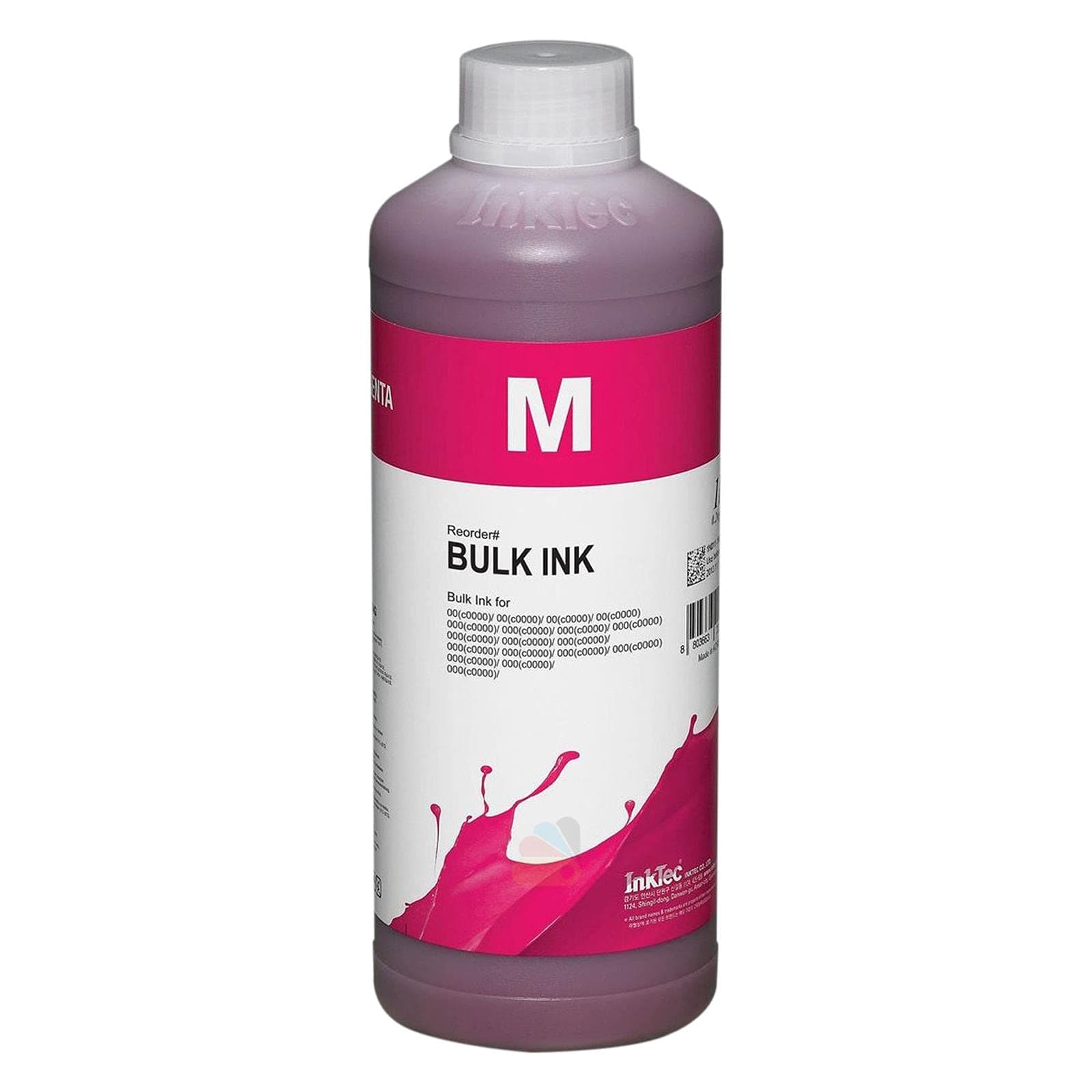 Бутилка с мастило INKTEC за HP 8940LM,Pigment, 1000 гр, Червен