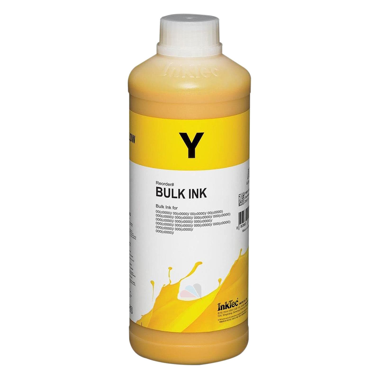 Бутилка с мастило INKTEC за HP 8940LY,Pigment, 1000 гр, Жълт