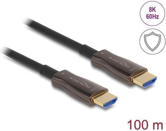 Оптичен кабел Delock, HDMI 8K, 60Hz, 48Gbps, 100 m